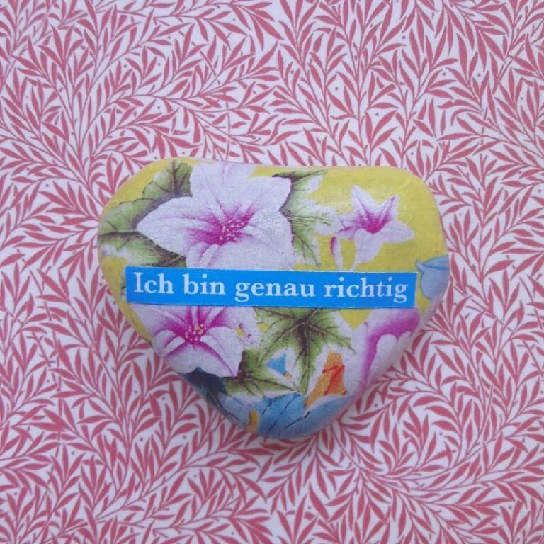 Ich bin genau richtig