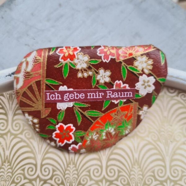 Stein "Ich gebe mir Raum"