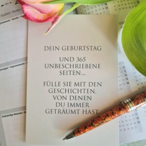 Wunderwort-Karte #365seiten