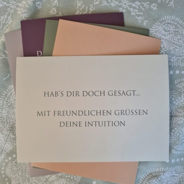 Wunderwort-Karte #intuition – Bild 2