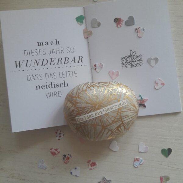 Geschenkstein mit Wunschtext – Bild 2