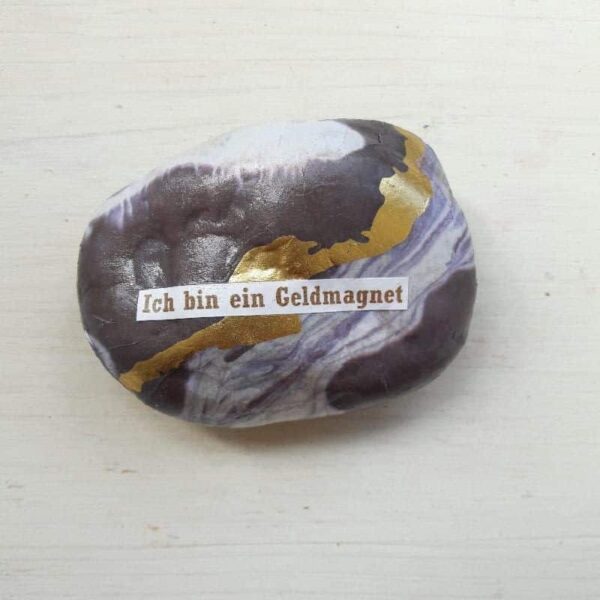 Stein "Ich bin ein Geldmagnet"