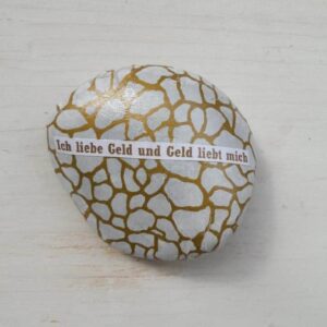 Stein "Ich liebe Geld"