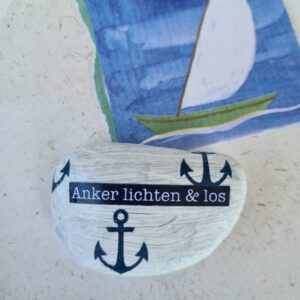 Stein "Anker lichten & los"