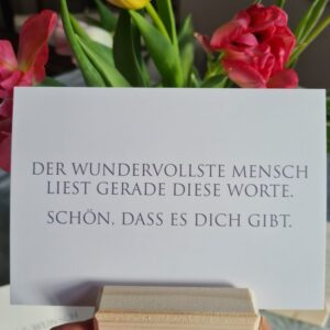 Wunderwort-Karte #wundervollst