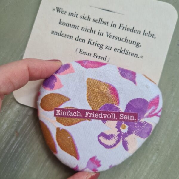 Stein "Einfach. Friedvoll. Sein."
