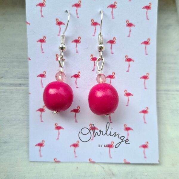 Ohrlinge Flamingopink
