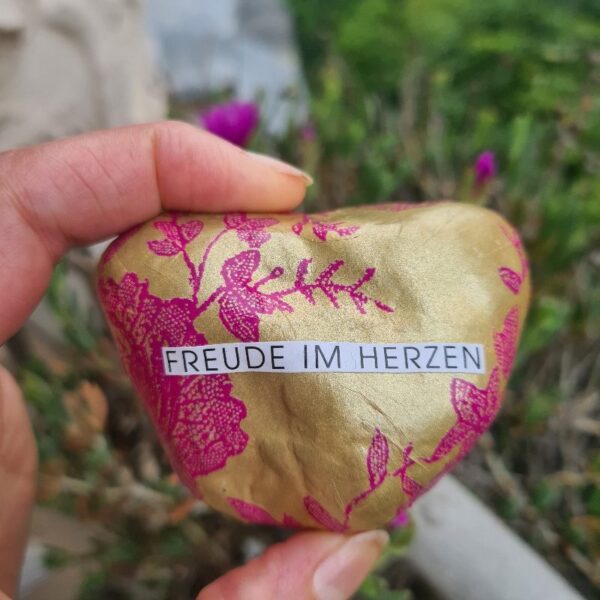 Stein "Freude im Herzen" – Bild 2