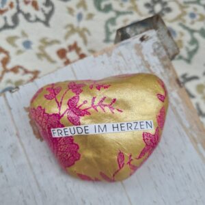 Stein "Freude im Herzen"