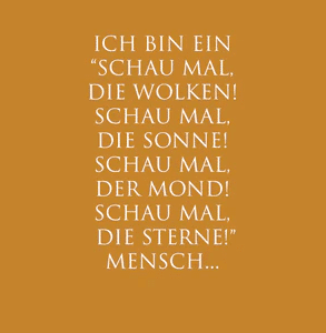 Wunderwort-Karte #schau