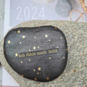 Stein "Ich fühle mich licht"