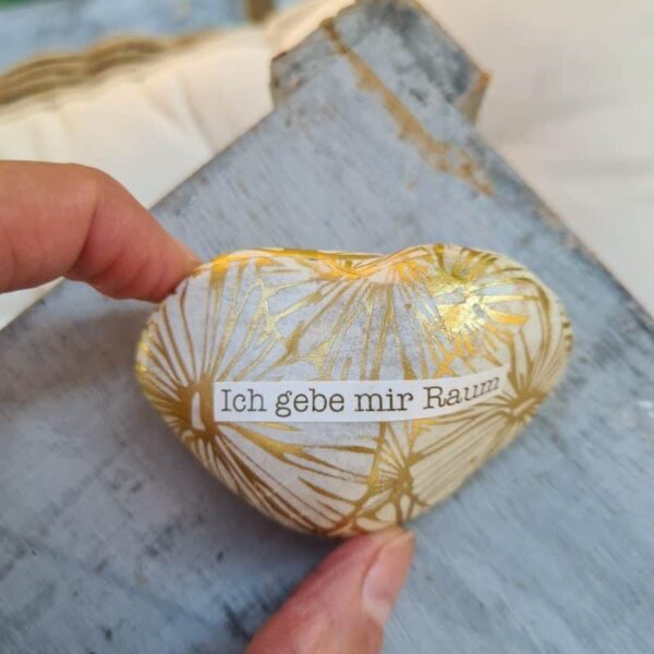 Stein "Ich gebe mir Raum" – Bild 2