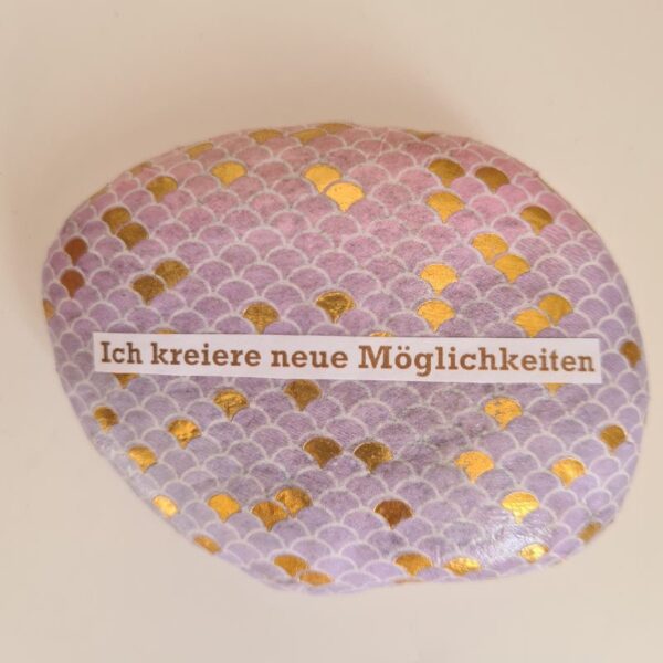 Stein "Ich kreiere neue Möglichkeiten" – Bild 3