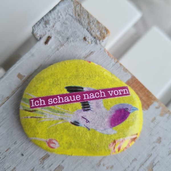 Stein "Ich schaue nach vorn"