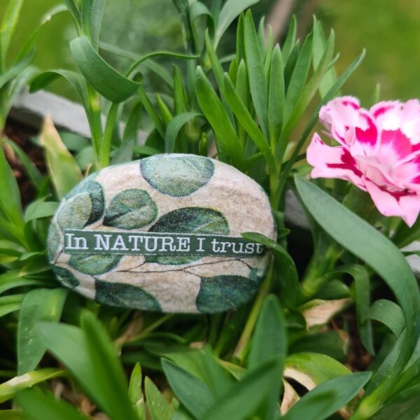 Stein "In Nature I trust" – Bild 3