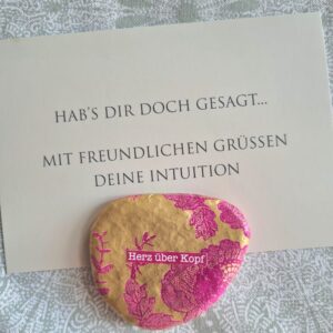 Wunderwort-Karte #intuition