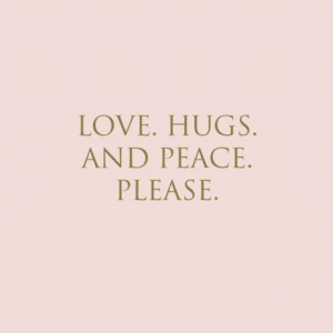 Wunderwort-Karte #peace