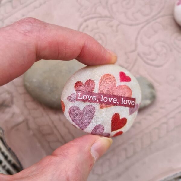 Stein "Love, love, love" – Bild 2
