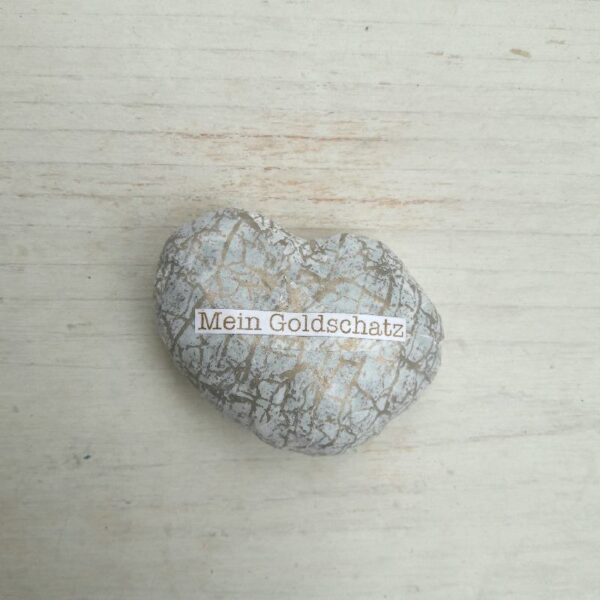 Stein "Mein Goldschatz"