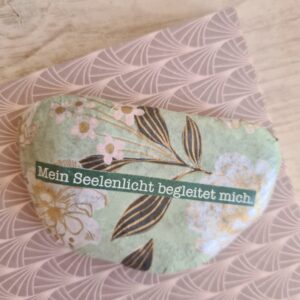 Trauerstein "Mein Seelenlicht begleitet mich"