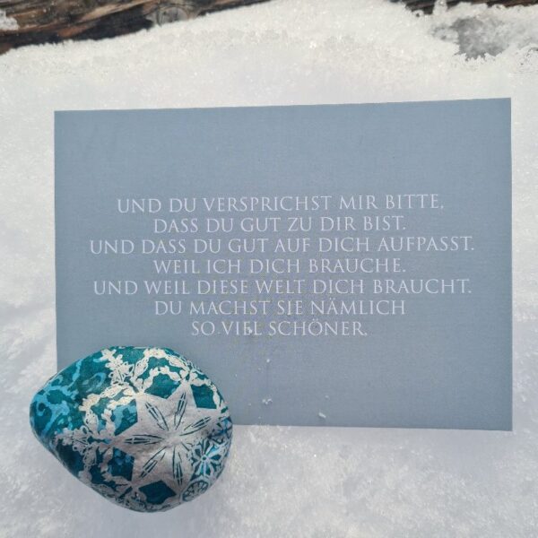 Stein "Glaube. Liebe. Vertraue." – Bild 4