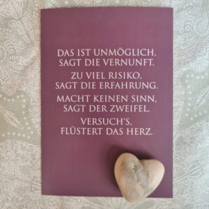 Wunderwort-Karte #versuchs