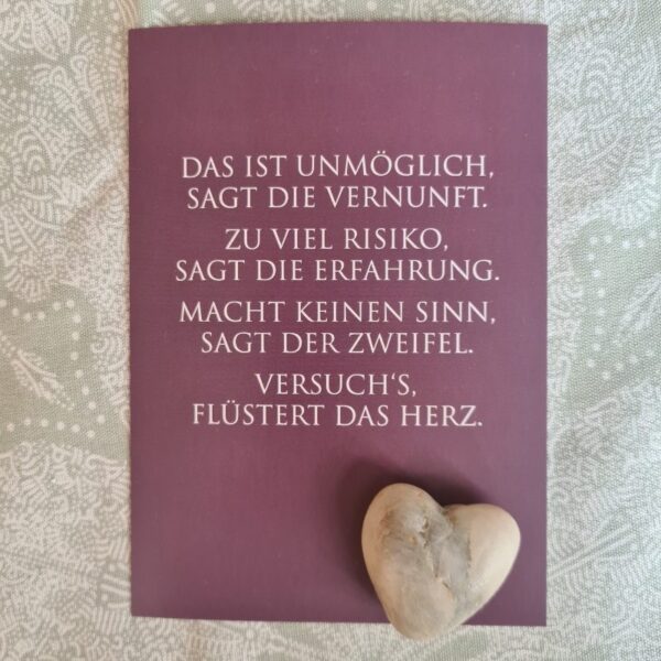 Wunderwort-Karte #versuchs