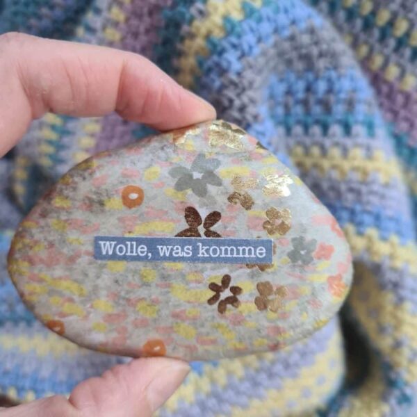Stein "Wolle, was komme" – Bild 2