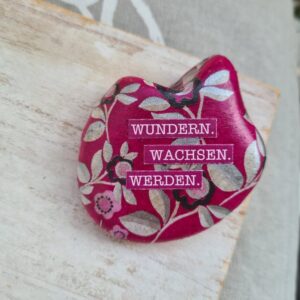 Stein "Wundern, wachsen, werden"