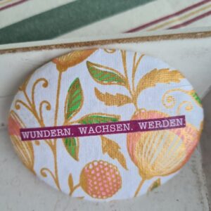 Stein "Wundern. Wachsen. Werden"