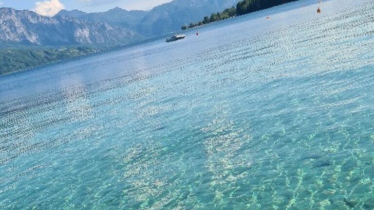türkises atterseewasser