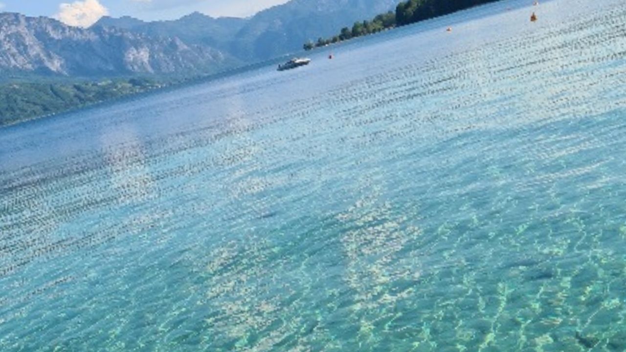 türkises atterseewasser
