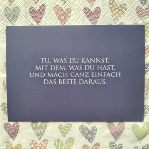 Wunderwort-Karte #dasbeste