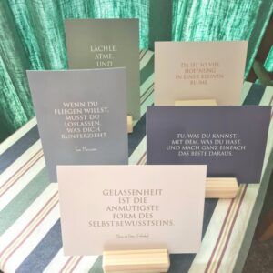 Wunderwort-Kartenset #gelassenheit