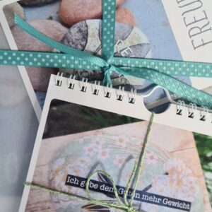 Kalenderduo mit Verpackung