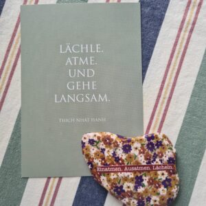 Wunderwort-Karte #lächeln