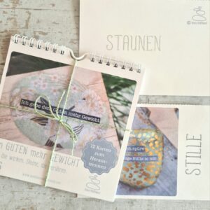 Nachhaltiger Postkartenkalender 2026 "Dem Guten mehr Gewicht"