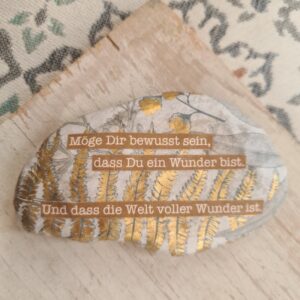 wunder-stein in gold