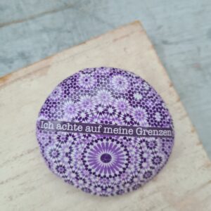 Ich achte auf meine Grenzen auf Stein