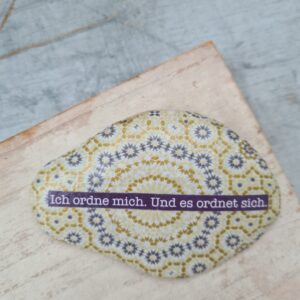 Stein ich ordne mich