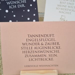 drei wunderwortkarten