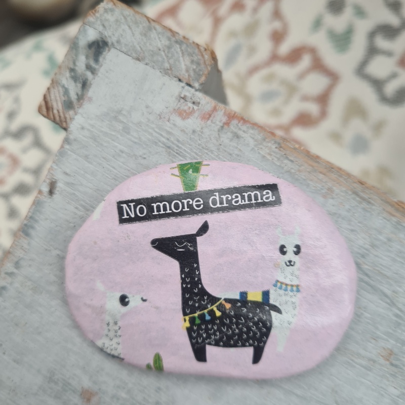 Lamastein mit no more drama text